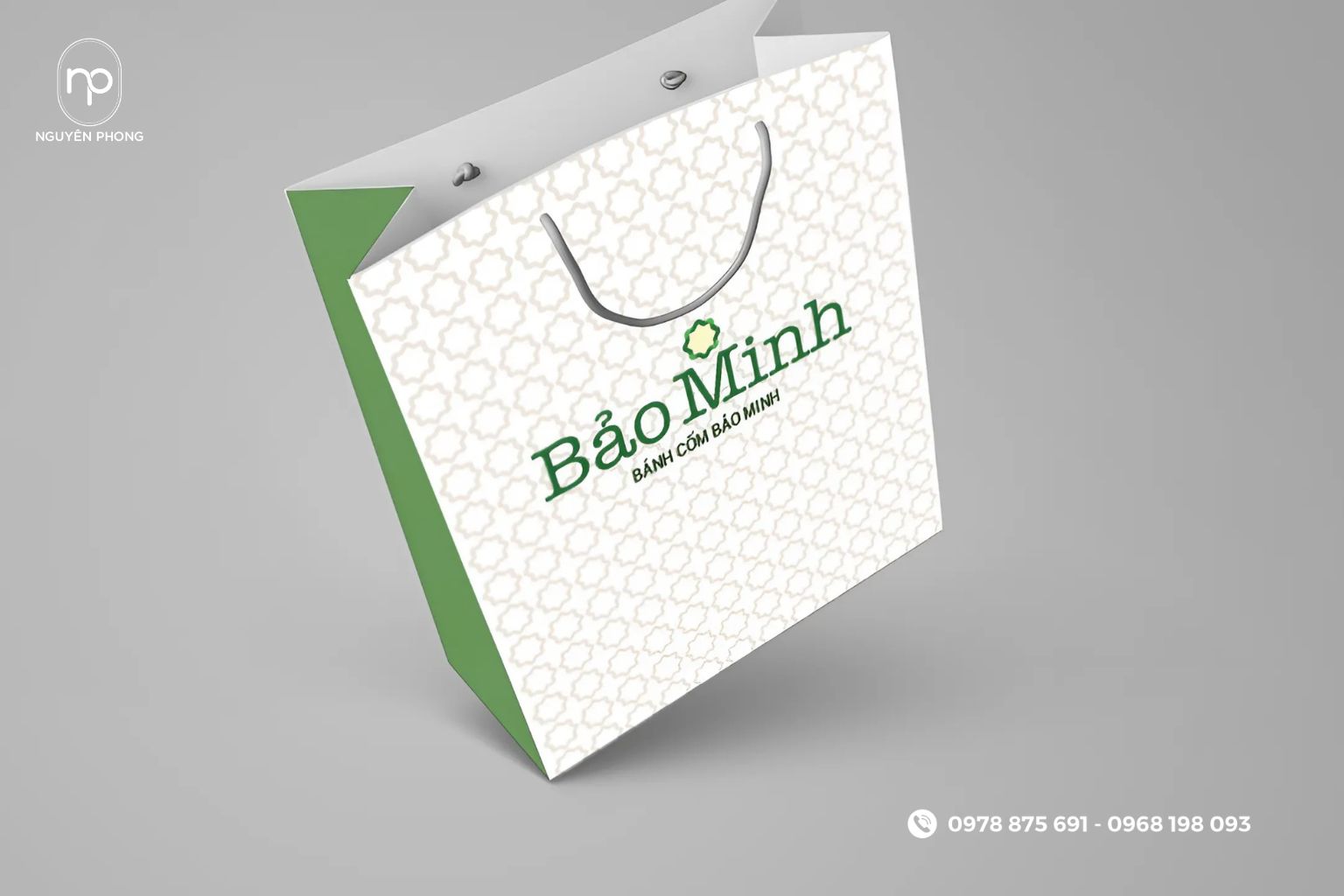 Túi giấy đựng bánh cốm